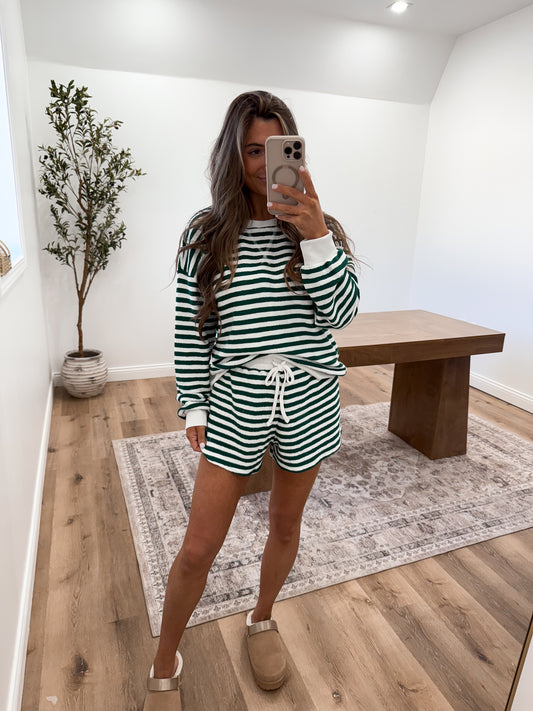 Cozy Season Striped Set