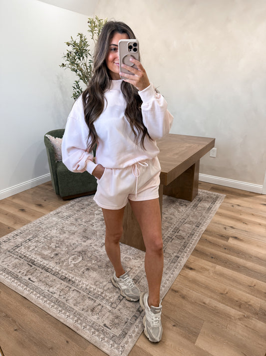The Cozy Haven Lounge Set - blush