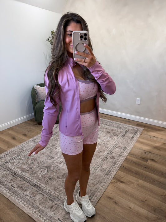 Core Contour Activewear Jacket - pinky lavender