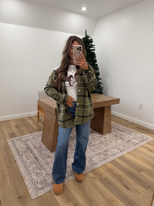 Plaid Hooded Jacket - DOORBUSTER!