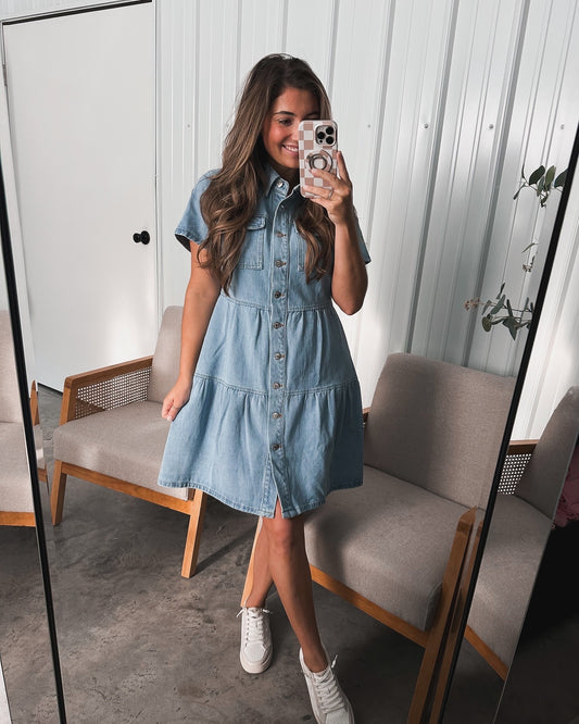 Ainsley Denim Dress