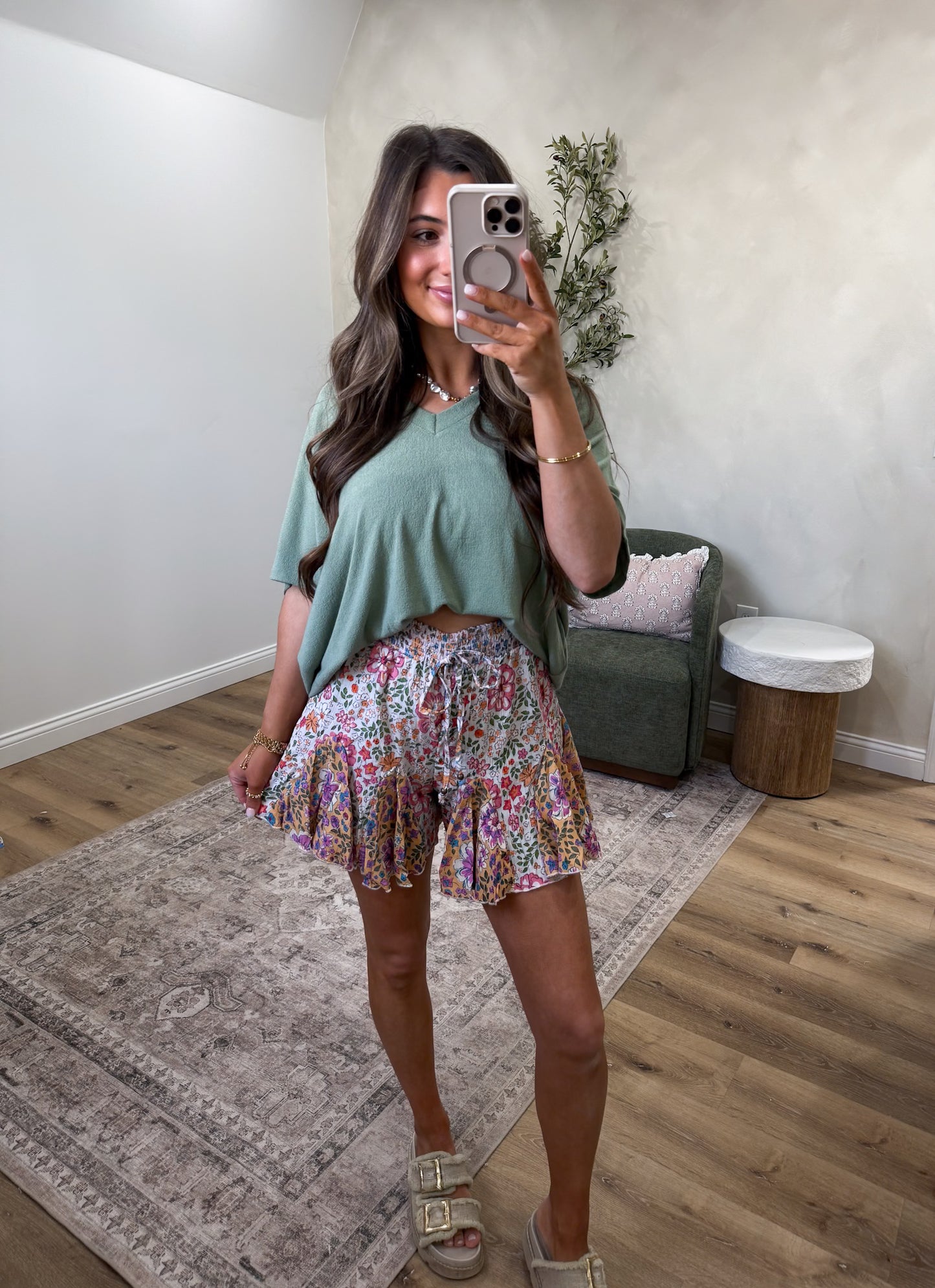 Sun Chaser Floral Shorts - multi