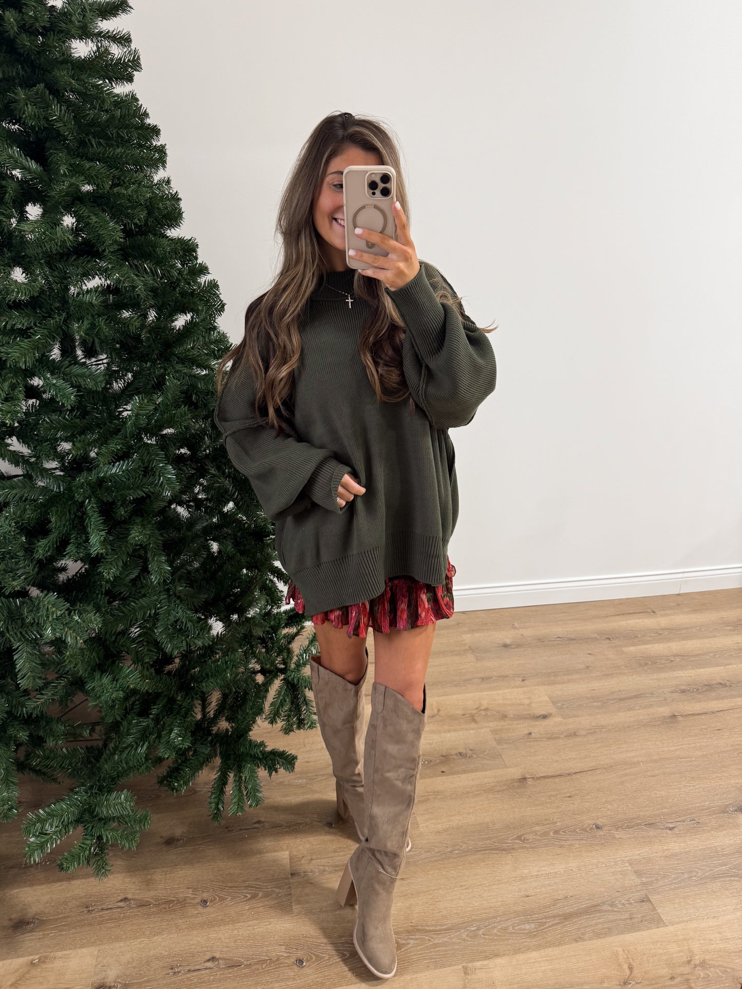 Evergreen Sweater- Olive