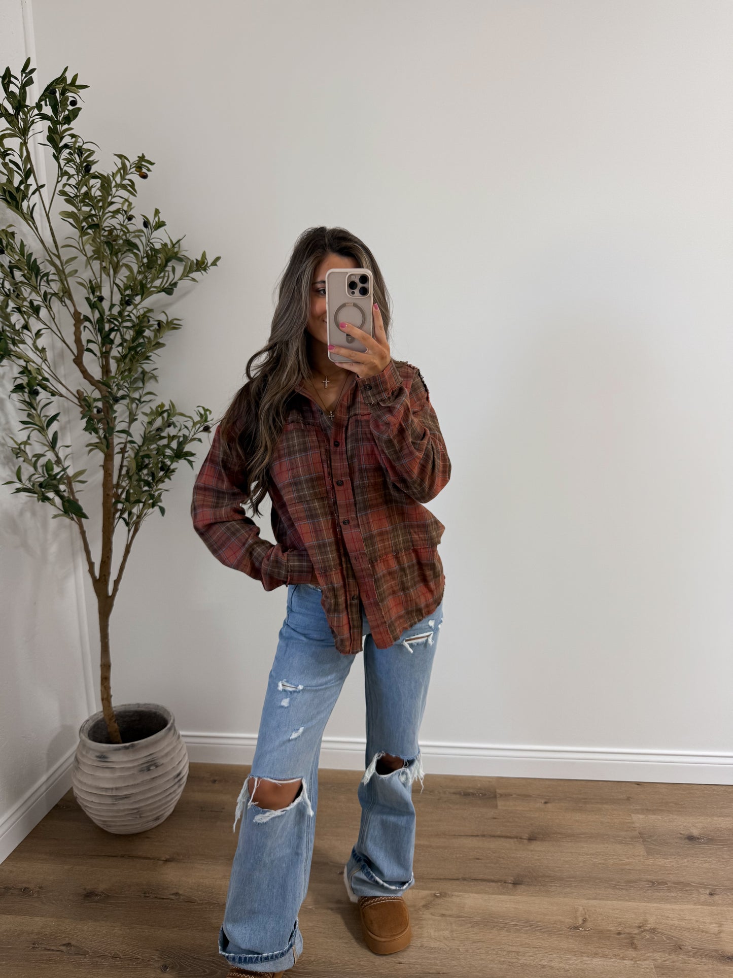 Apple cider Flannel
