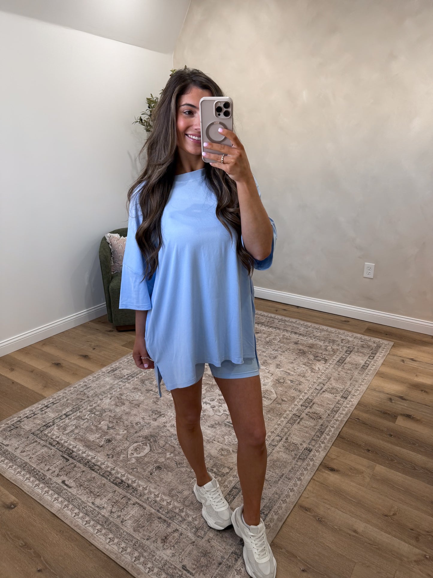 Graysyn Tunic Set - sky blue