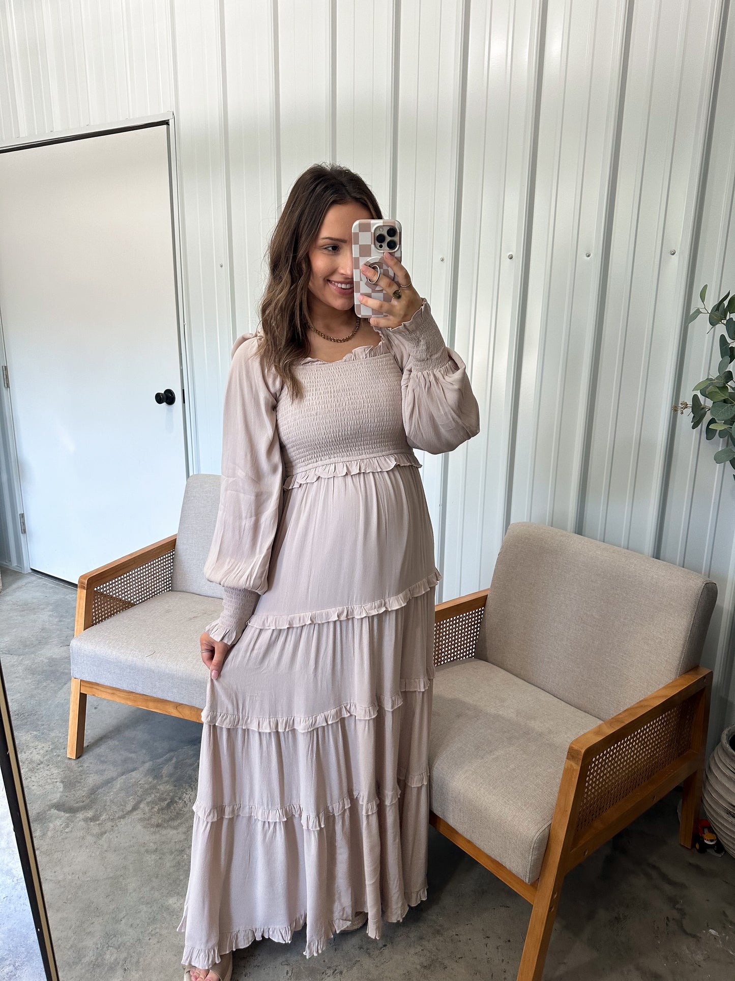 James Maxi dress - oatmeal