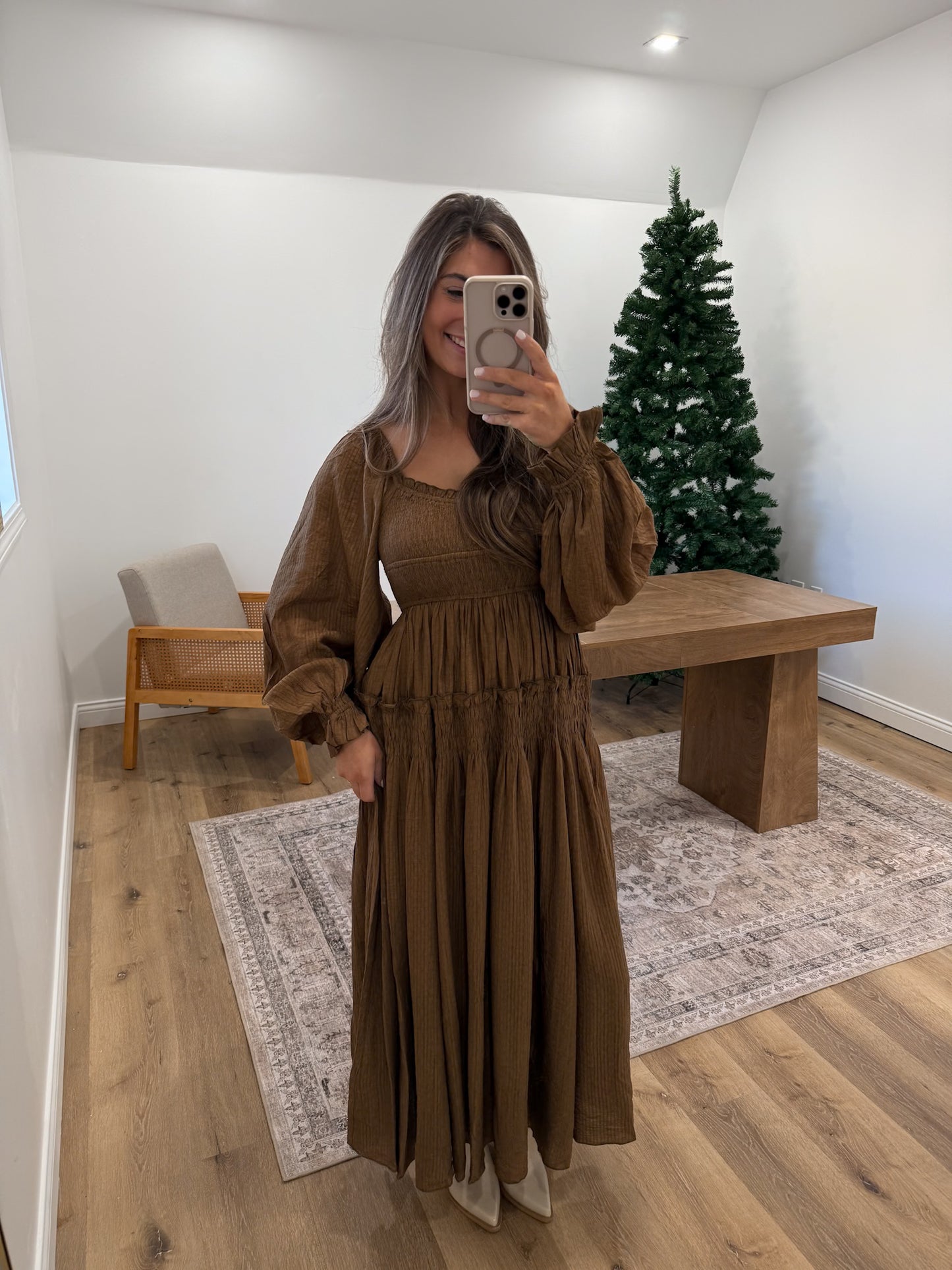 Gathered Together Maxi Dress