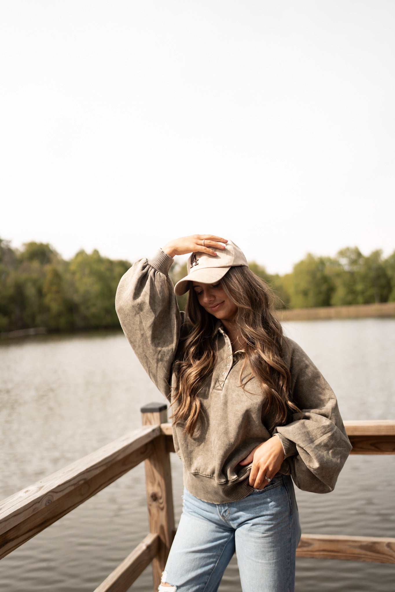 The Megan pullover - dark olive