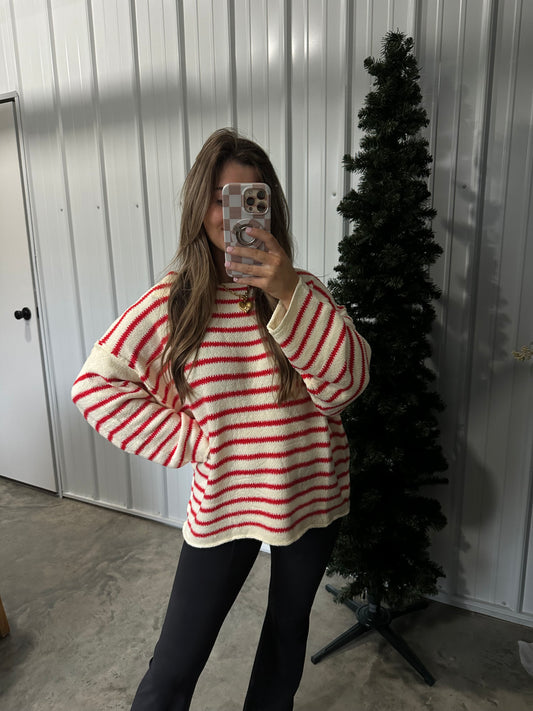 Peppermint Muffin Sweater