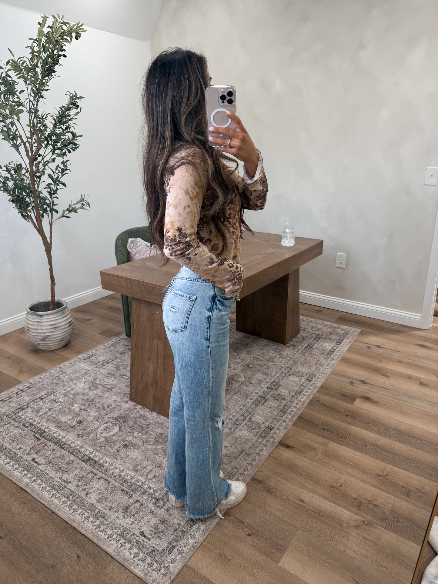 Daily denim 90's Vintage Super High Rise Flare Jeans