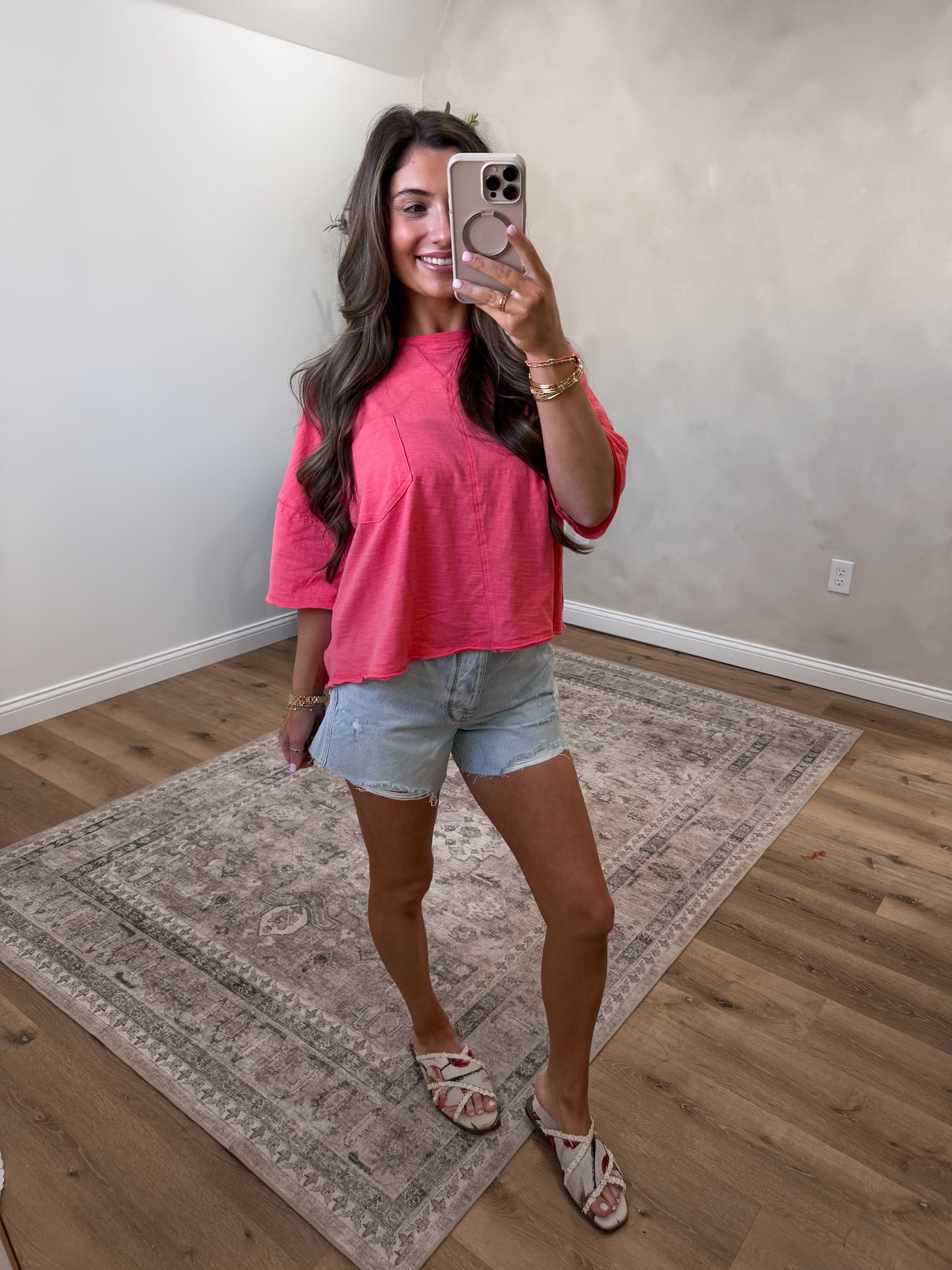 The Allie Lace Trim Cross Slip On - beige tulip