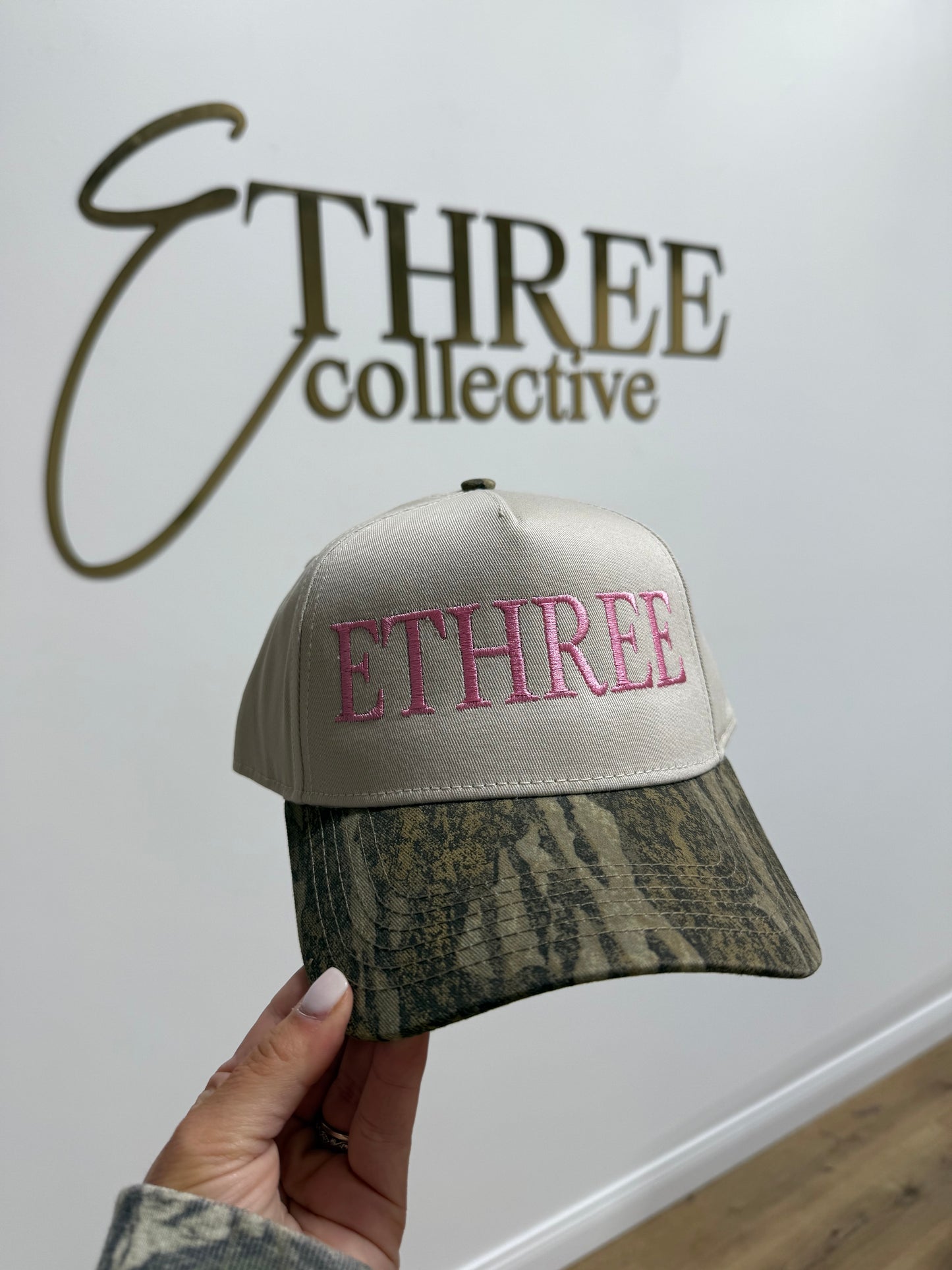 ETHREE Vintage Camo Trucker Hat