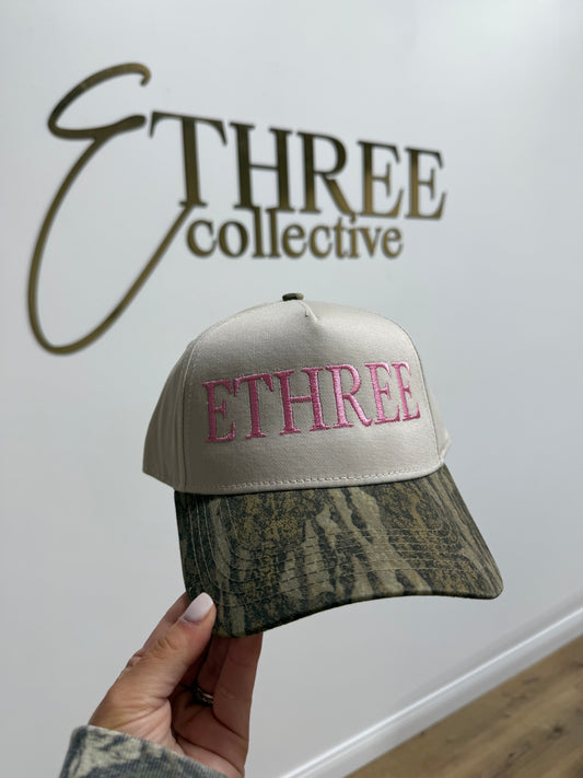 ETHREE Vintage Camo Trucker Hat