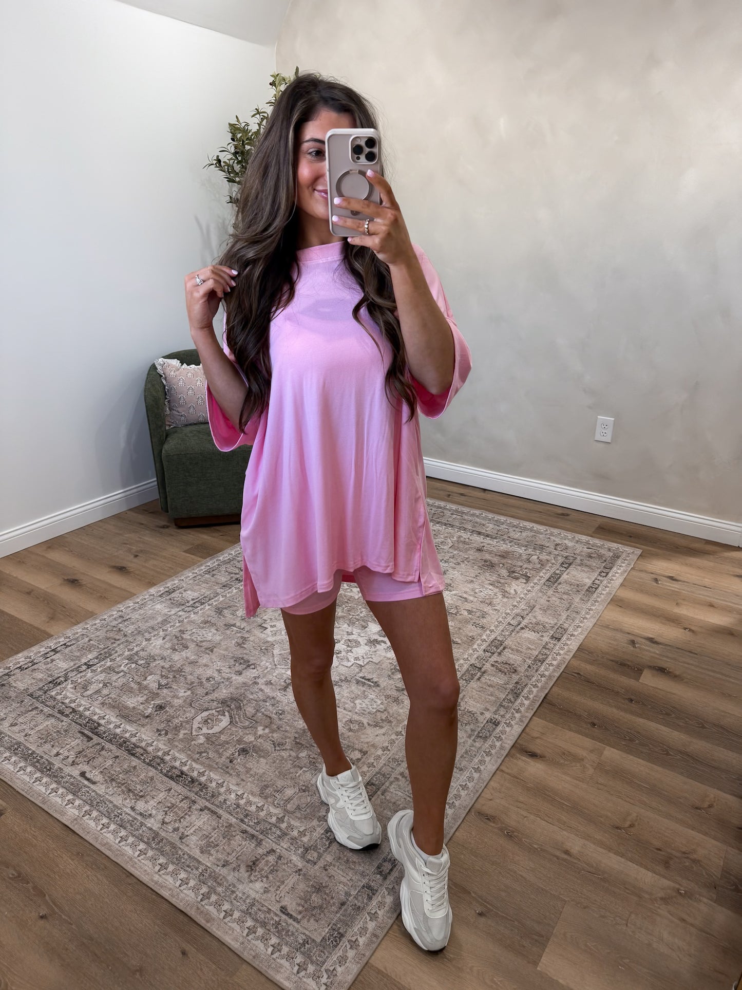 Graysyn Tunic Set - light pink