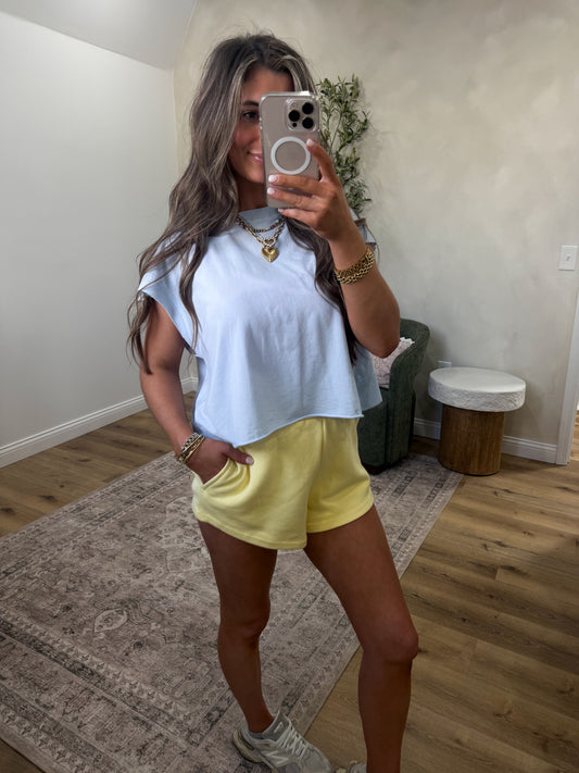 Malibu Lounge Shorts - yellow glow