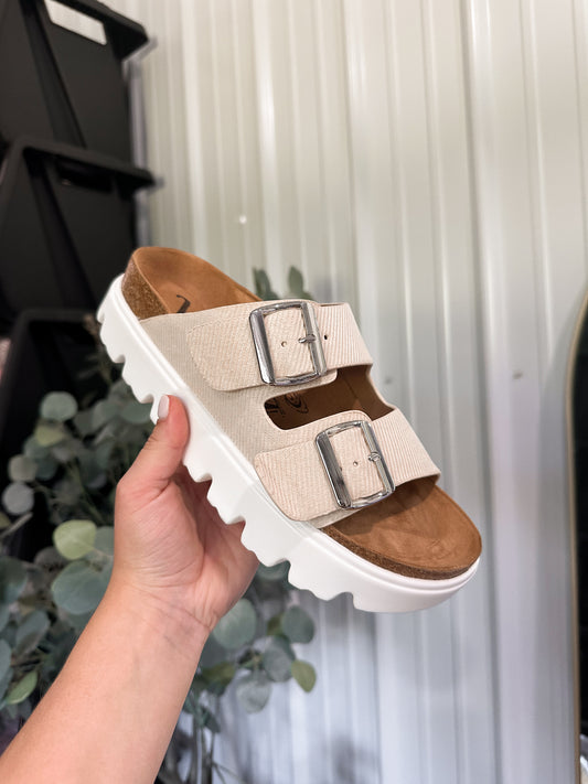 Jazmin Chunky Sandal- Cream