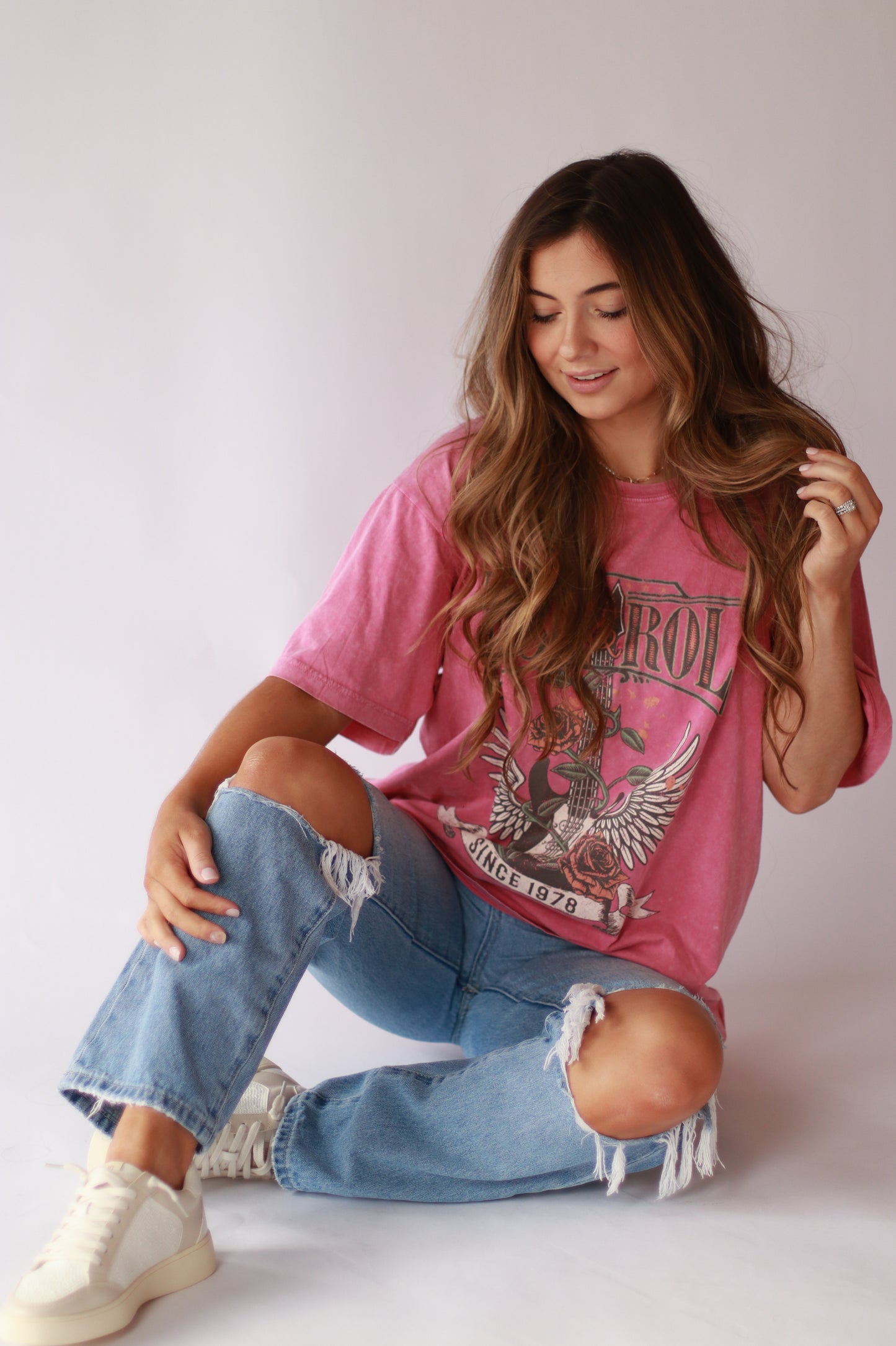 Restock! Washed Rock & Roll Graphic Tee