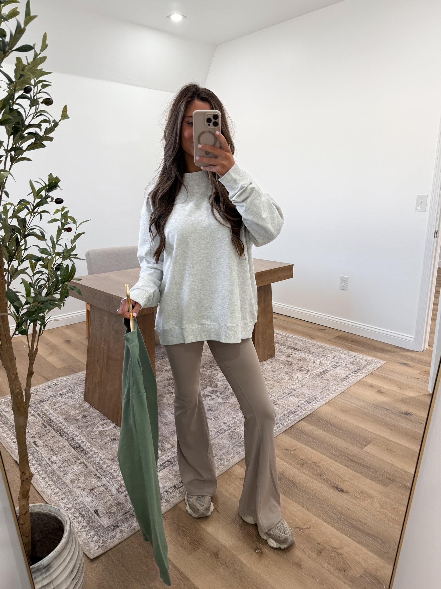 Mock Neck Terry Sweatshirt - 2 Colors!