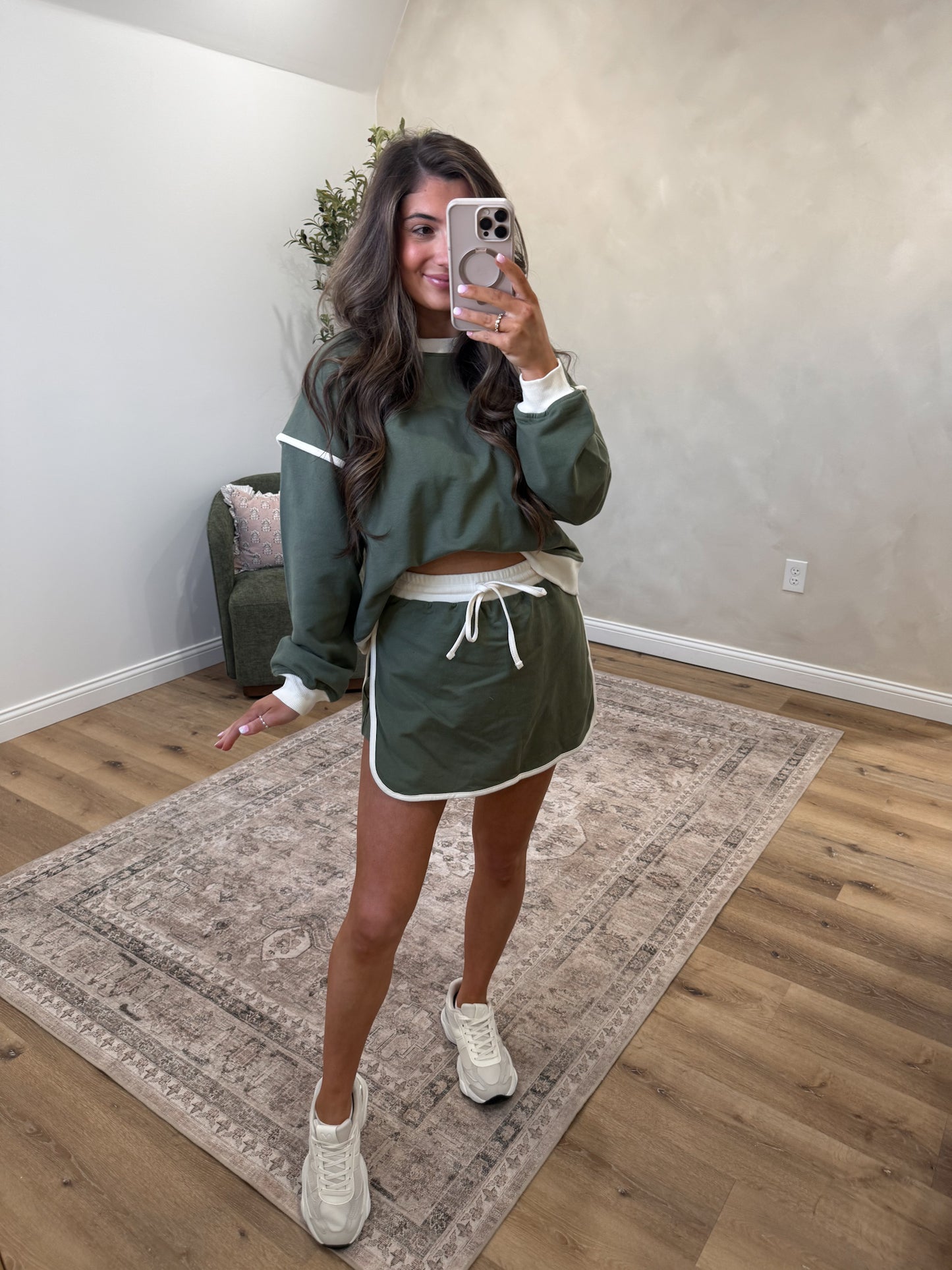 Momentum Luxe Athletic Sneaker - beige