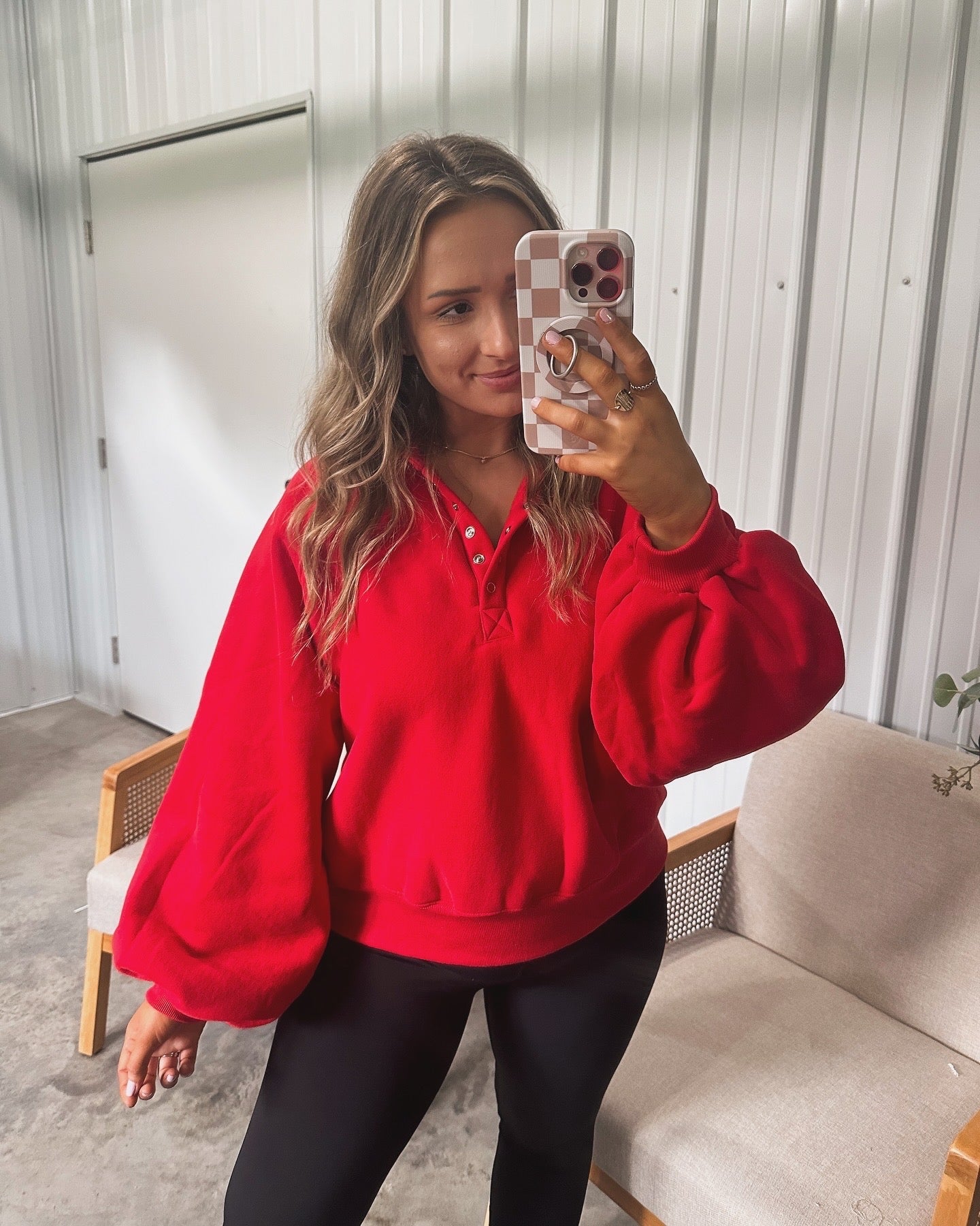 Piper Pullover - Red