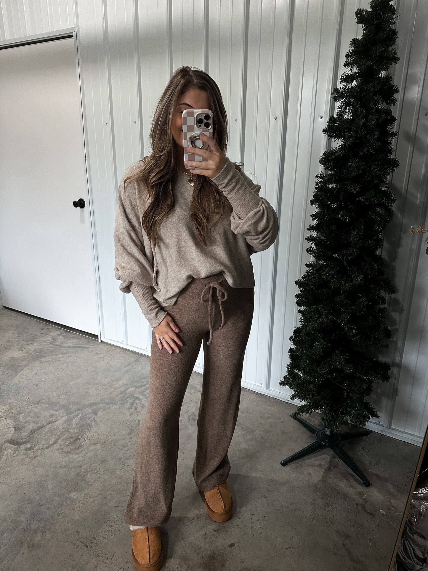 Sofie Soft Brushed Hacci Pants