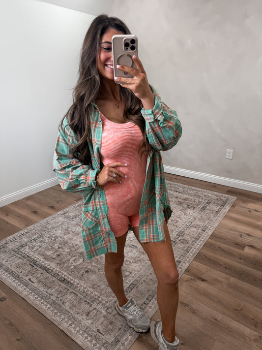 Waverly Ribbed Flannel - Green