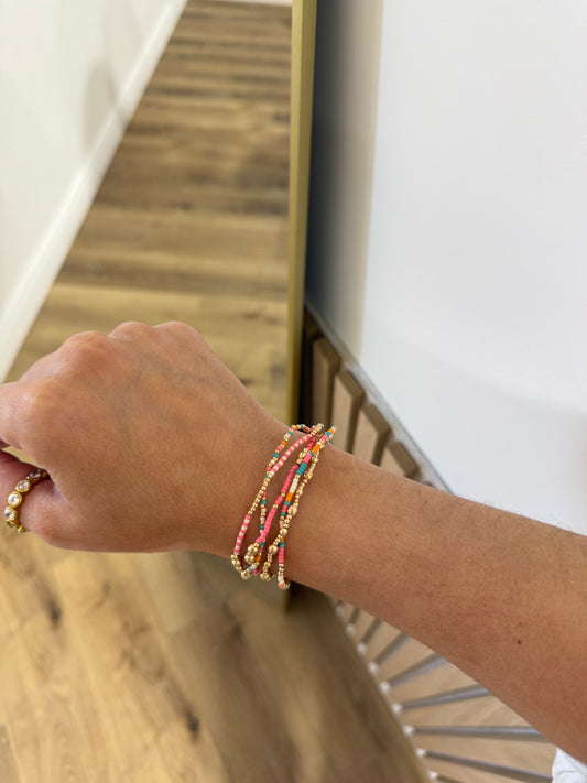 Boho Bliss Natural Stone Layered Bracelet