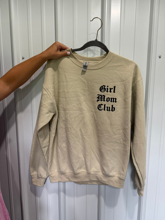 Girl Mom Cozy Crew- size medium