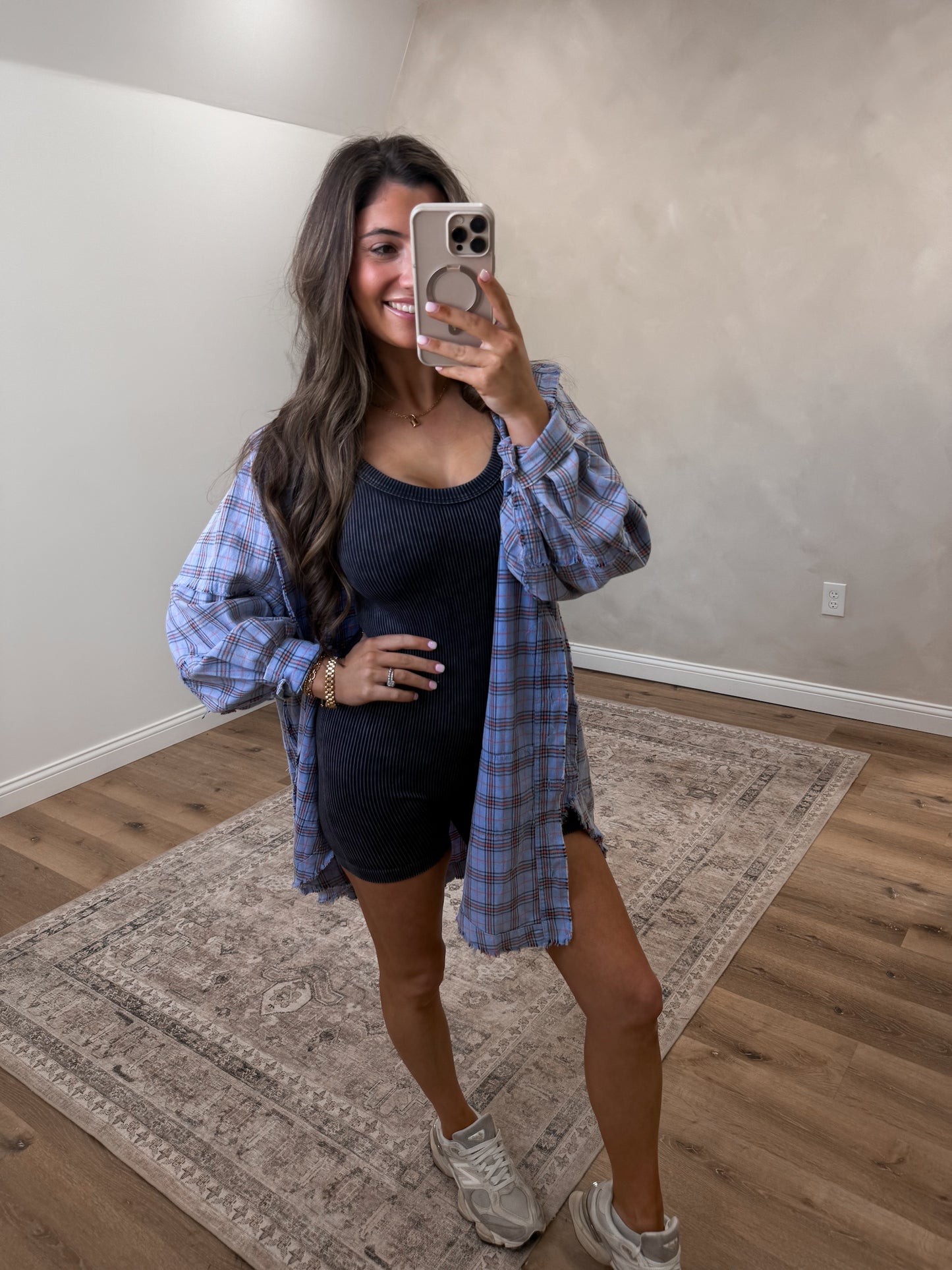 Wavelyn Peri Blue Washed Flannel