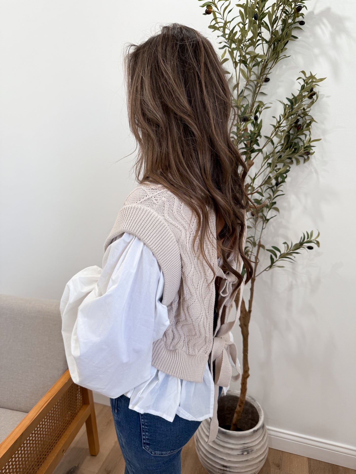 Pecan Knit Blouse