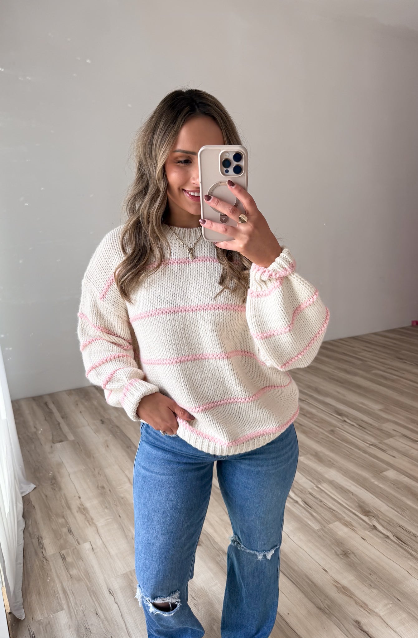 Strawberries & Cream Sweater