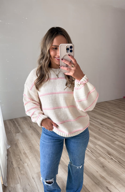 Strawberries & Cream Sweater