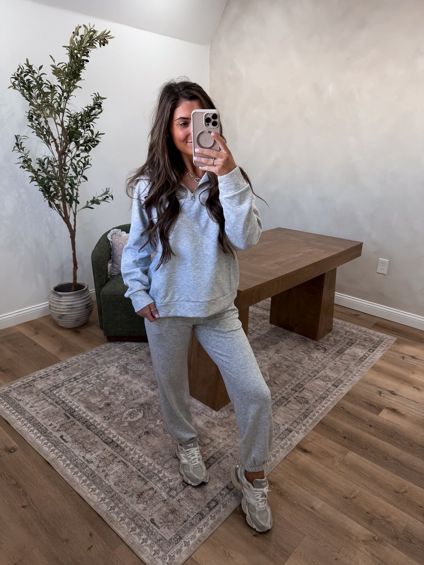 Scuba Jogger Set- Heather Grey