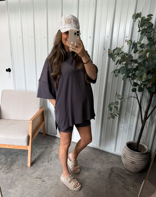 Graysyn Tunic Set- Grey