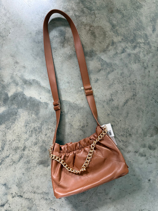 Sydney Ruched Crossbody/Bucket Bag