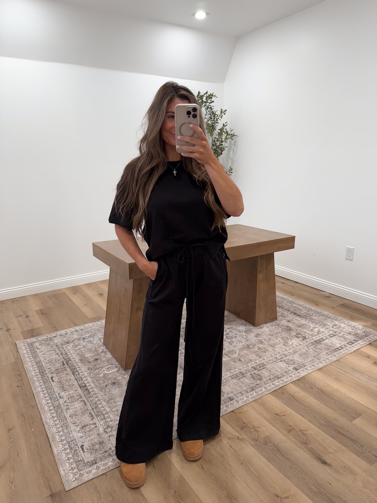 Staying Cozy set - Black