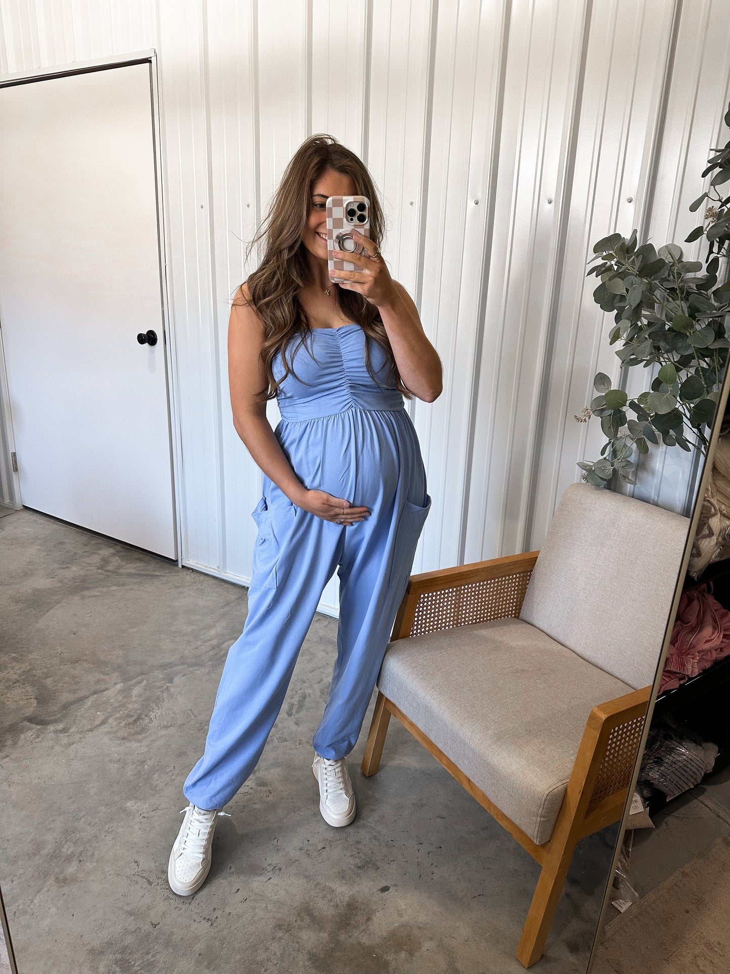 Kyley Jogger Jumpsuit - periwinkle