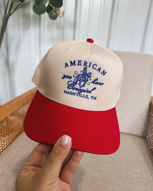 American Cowgirl Vintage Snapback hat