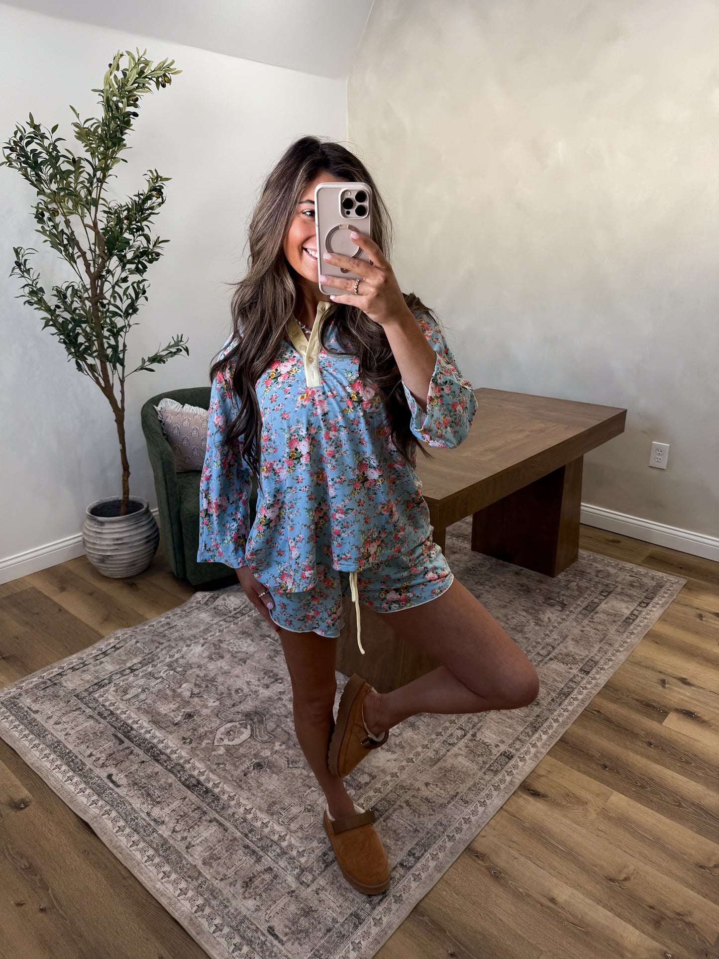 Daisy Set- Pastel blue/yellow