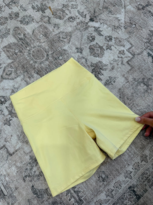 Velocity Contour Biker Shorts - yellow glow *restock*