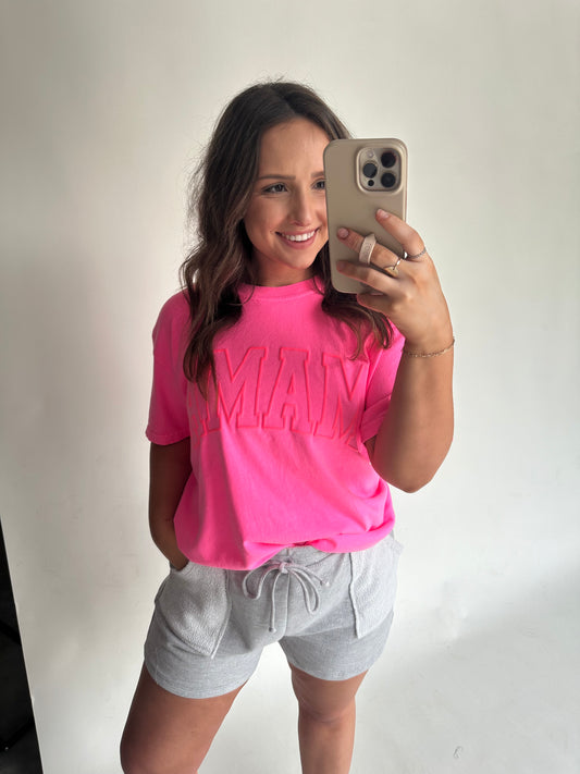 Neon Comfort Colors MAMA Tee - Three Colors!