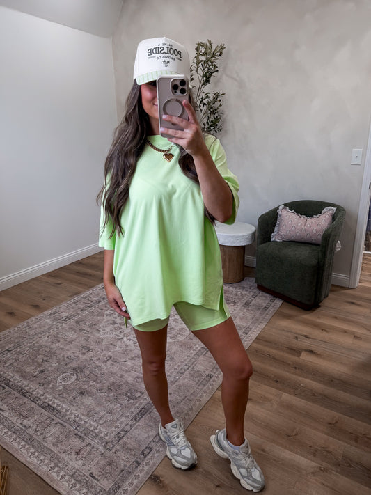 Graysyn Tunic Set - lime