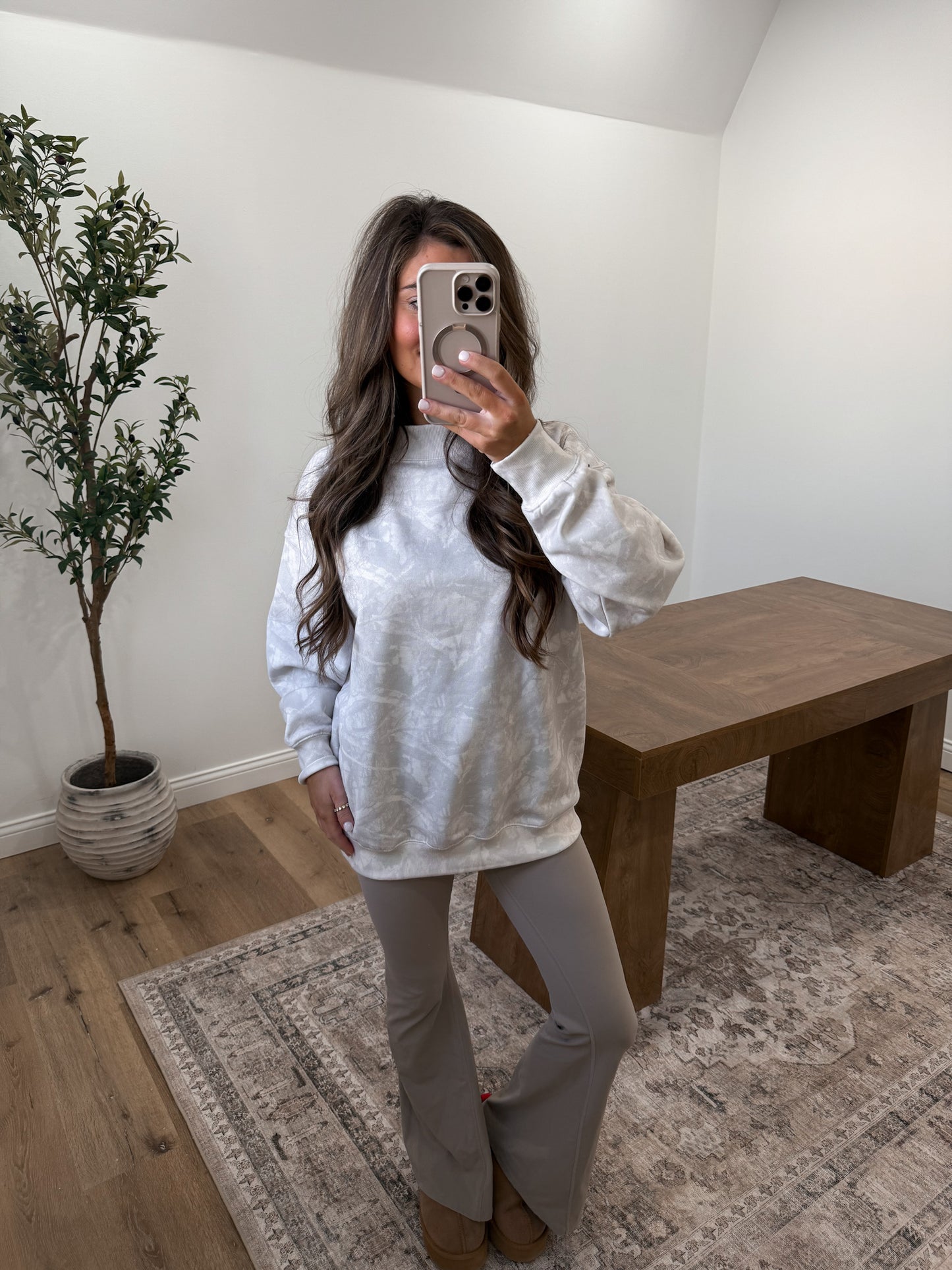 Pullover- Beige camo