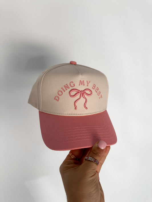 "Doing my Best" Vintage Trucker hat