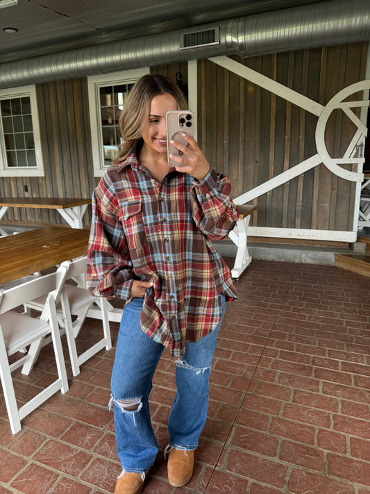 Wavelyn Flannel - Mocha