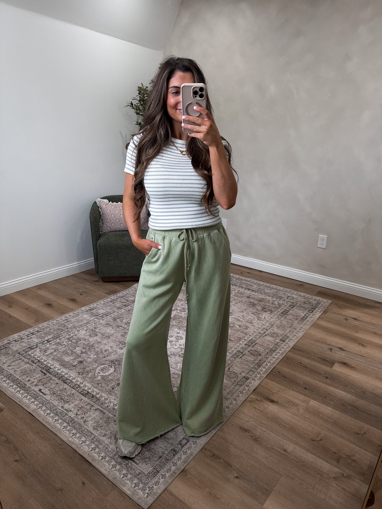 Halsey Lounge Pants - mineral green