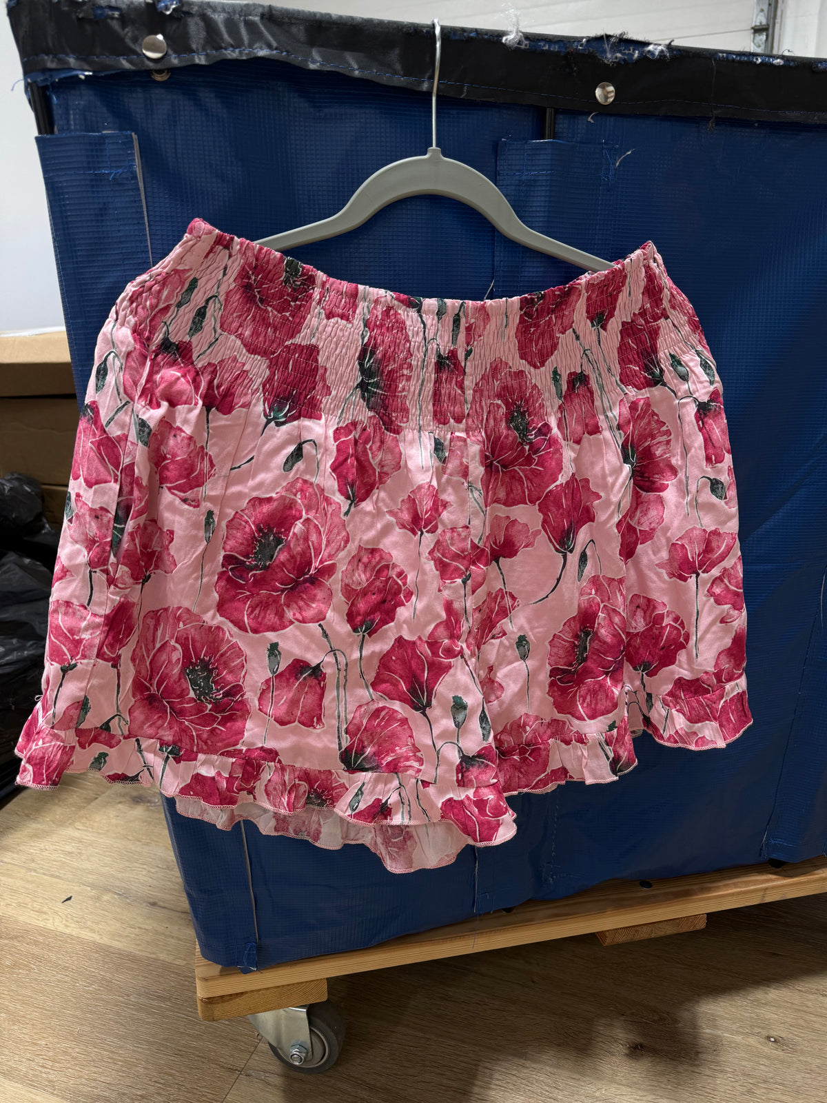 Floral ruffle shorts  *LIGHTLY LOVED*