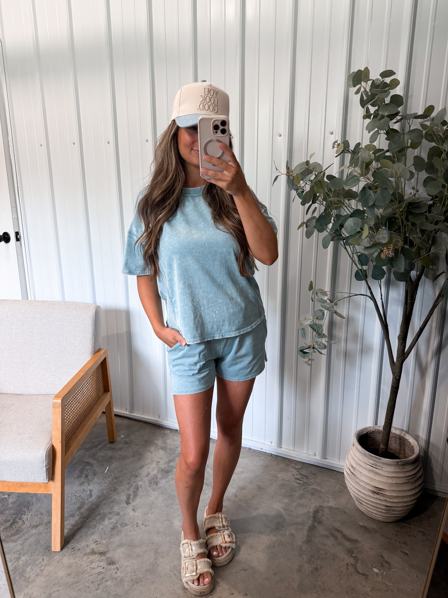 Halo Lounge Set- Blue Grey