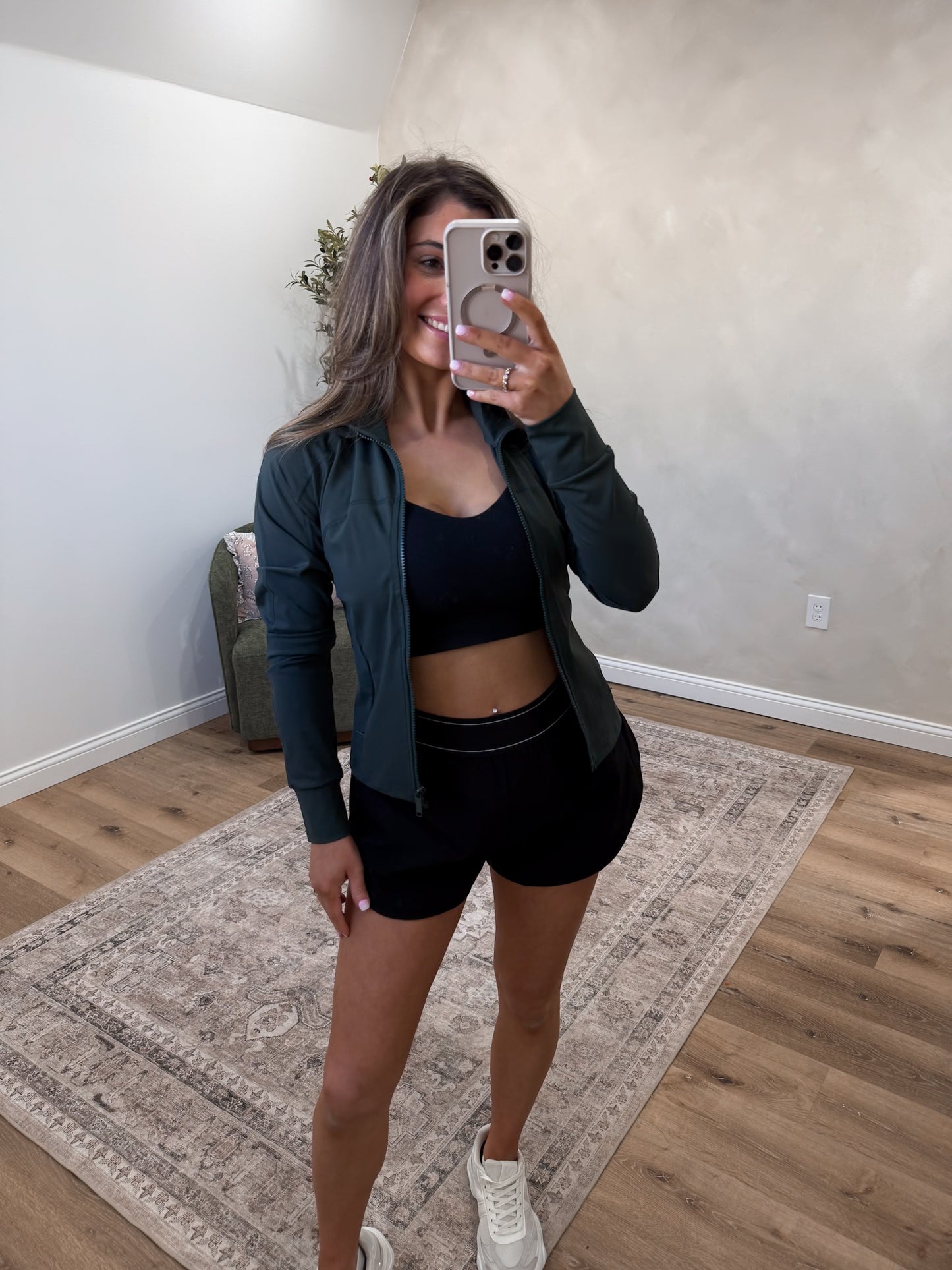 Core Contour Activewear Jacket - huntergreen