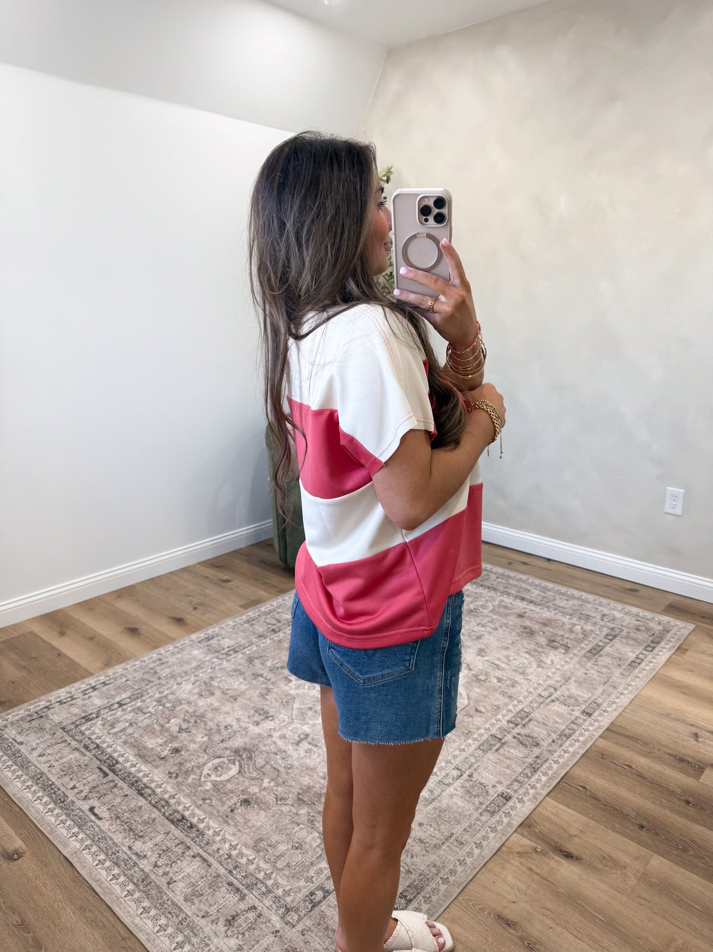 Rigid Magic Cut Off Shorts - medium blue